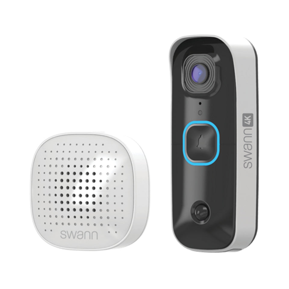 SWANN SwannBuddy4K Video Doorbell with SwannShield AI Voice Assistant