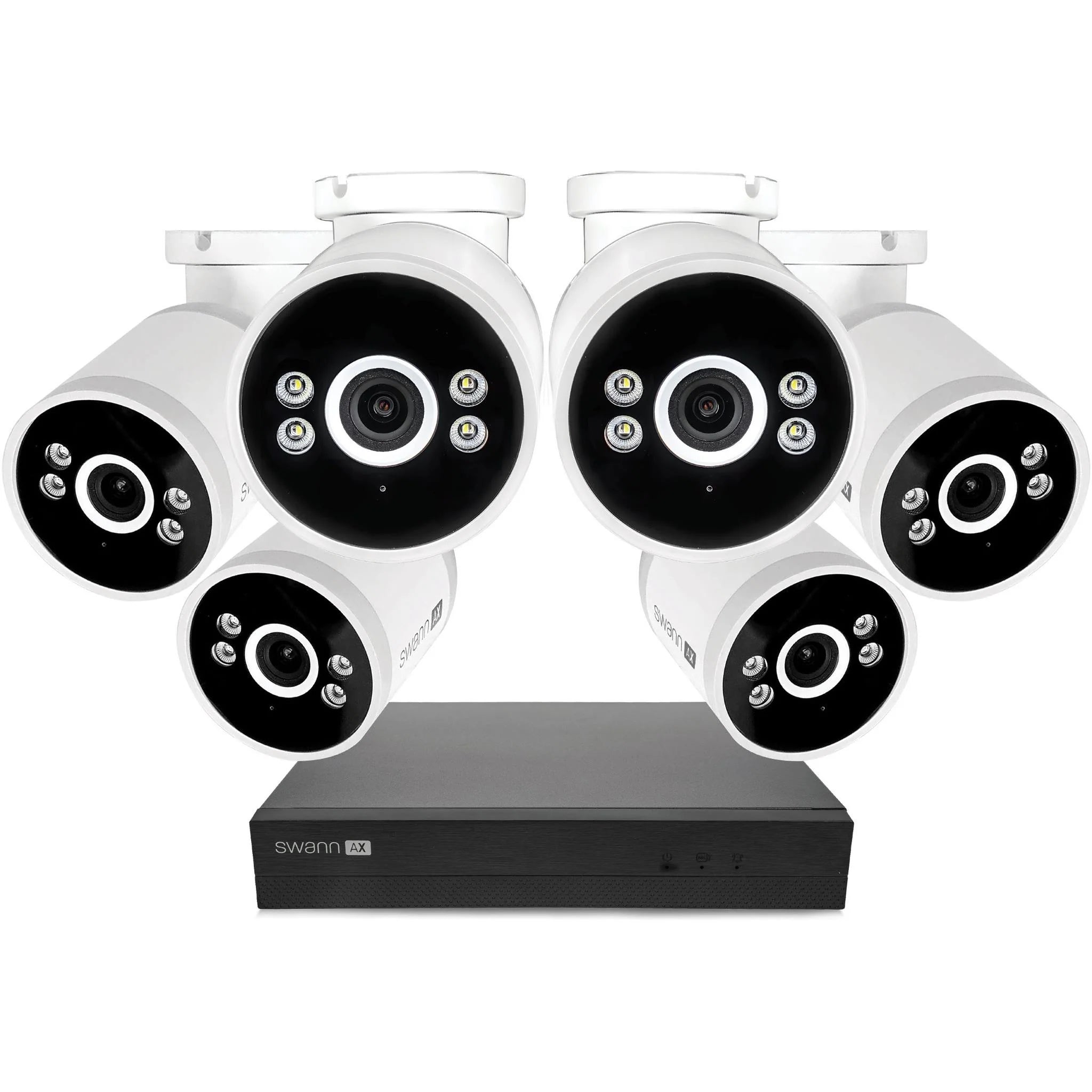 SWANN AdvancedX™ Wired NVR Security System (6/8 Camera Kit)
