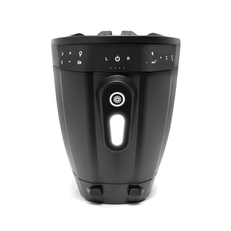 ECOXGEAR ETA08 2-Pack 8 Inch Marine Amplified Speakers (White/Black)