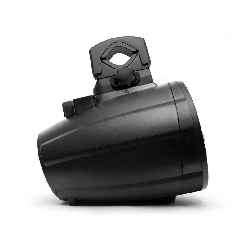 ECOXGEAR ETBB08 2-Pack 8 Inch Marine Amplified Speakers + 2 Battery Pack (Black/White)