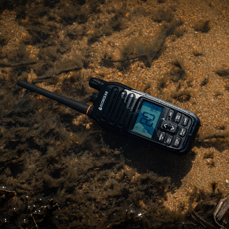 ECOXGEAR - ECOXTALK EXG500 5-Watt Long Range IP67 Handheld UHF Radio (17km) - (Single/Twin Pack)