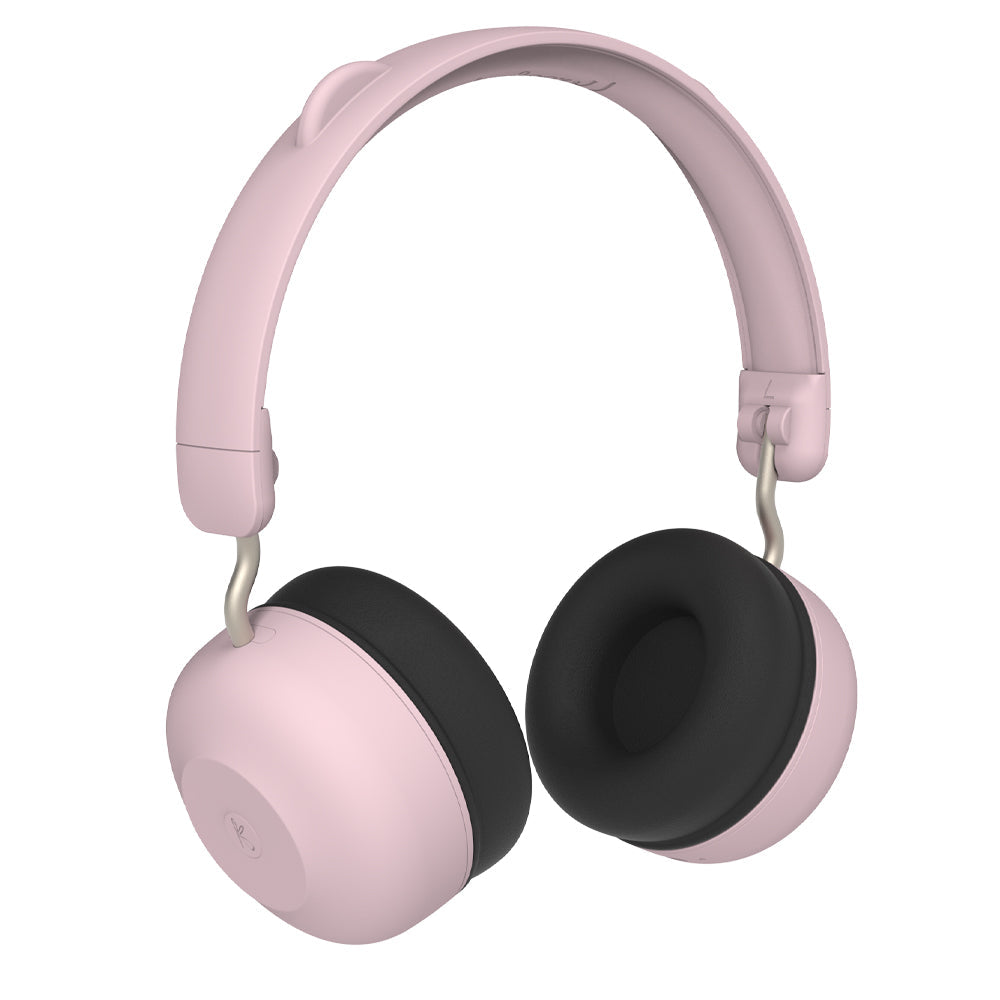 KREAFUNK Kids Buzz Junior Bluetooth Headphones (Dusty Rose)