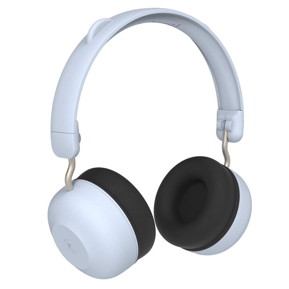 KREAFUNK Kids Buzz Junior Bluetooth Headphones (Cloudy Blue)