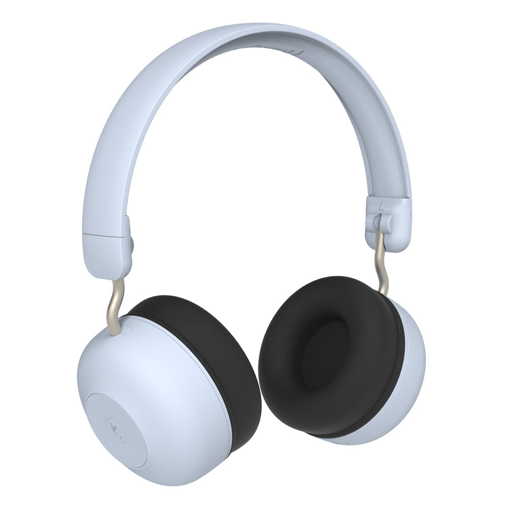 KREAFUNK Kids Buzz Bluetooth Headphones W/ Anc (Cloudy Blue)