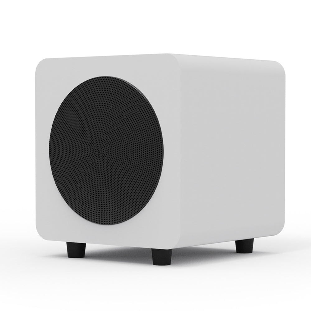 KANTO SUB6 200W 6" Sealed Powered Subwoofer (Matte White)