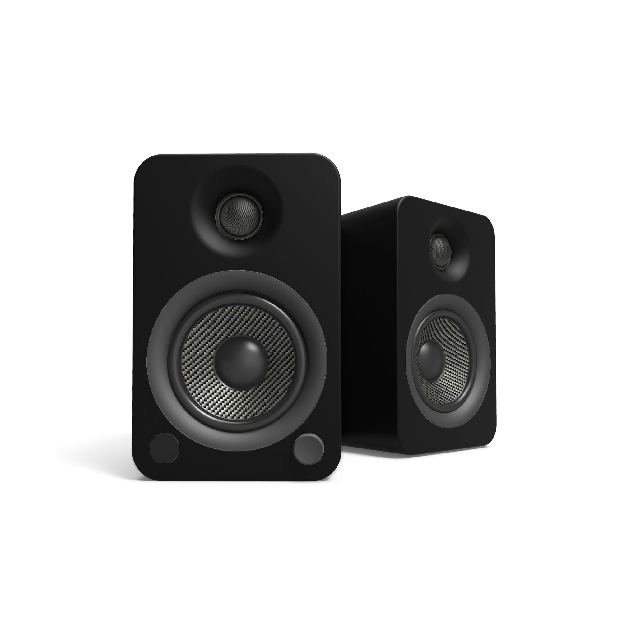 KANTO YU4 140W Powered Bookshelf Speakers (Matte Black)