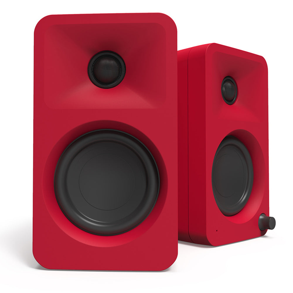 KANTO ORA 100W Powered Reference Desktop Computer Speakers - Limited Edition (Matte Red)