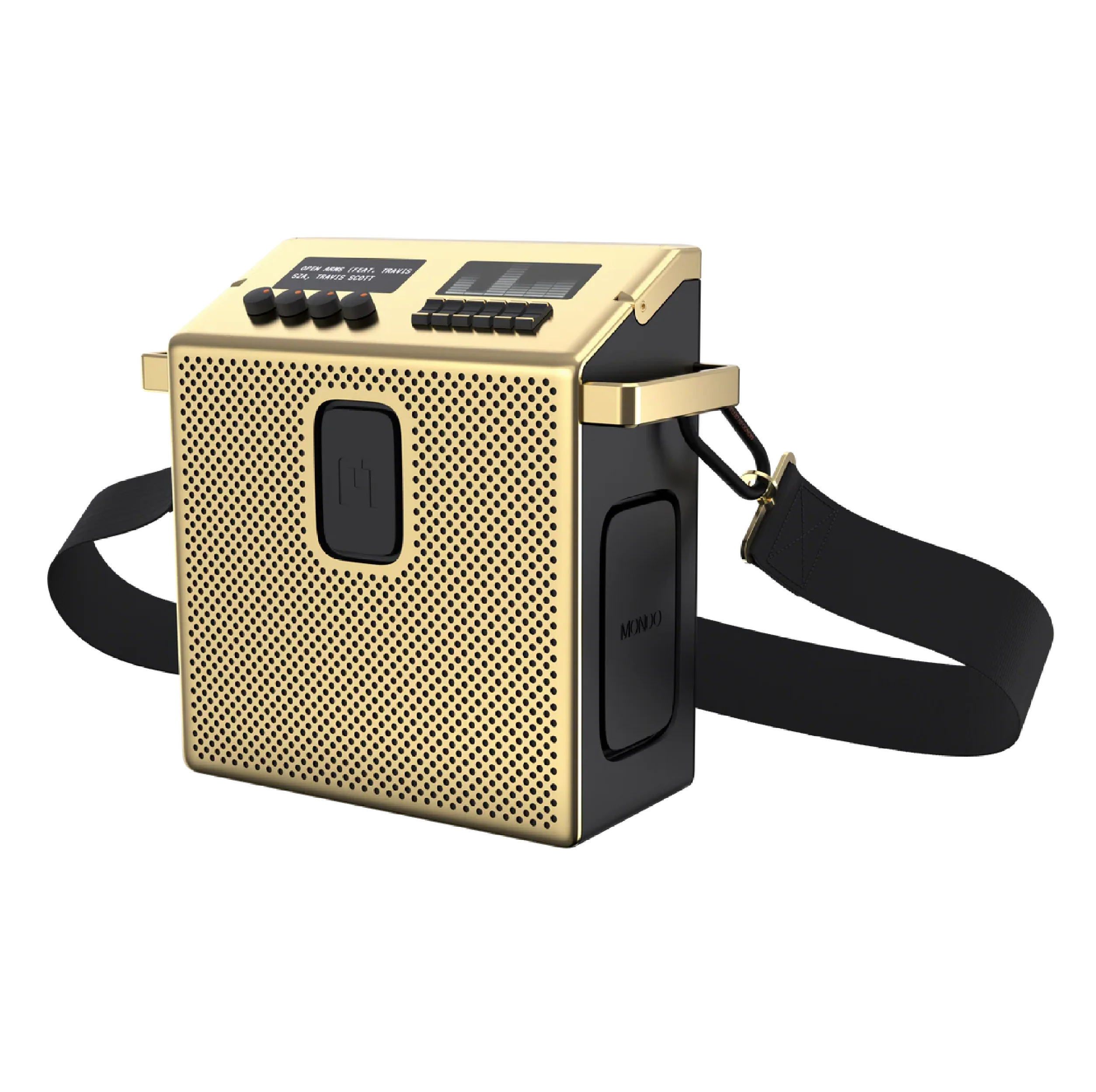 MONDO Bluetooth Speaker Medium (Brass/Greige)