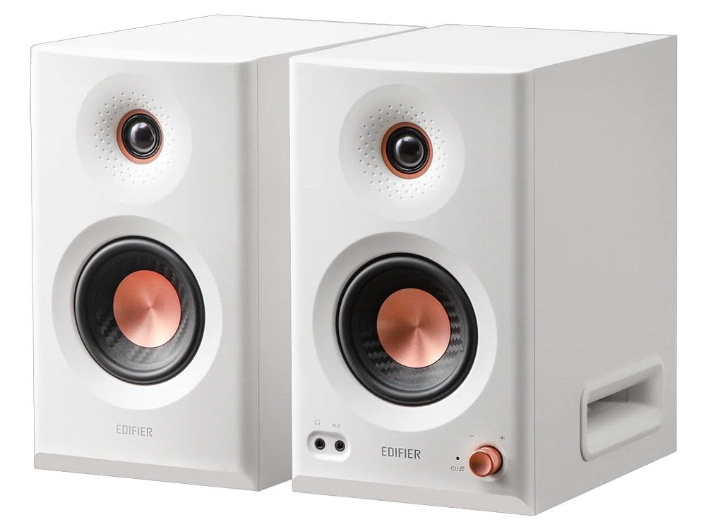 EDIFIER MR5 Tri-Amped Powered Studio Monitor Speakers (Black/White)