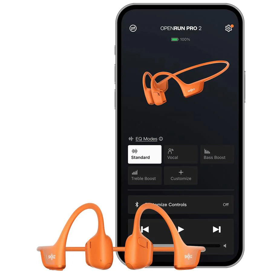 SHOKZ OpenRun Pro 2 Wireless Headphone (Black/Orange/Silver)