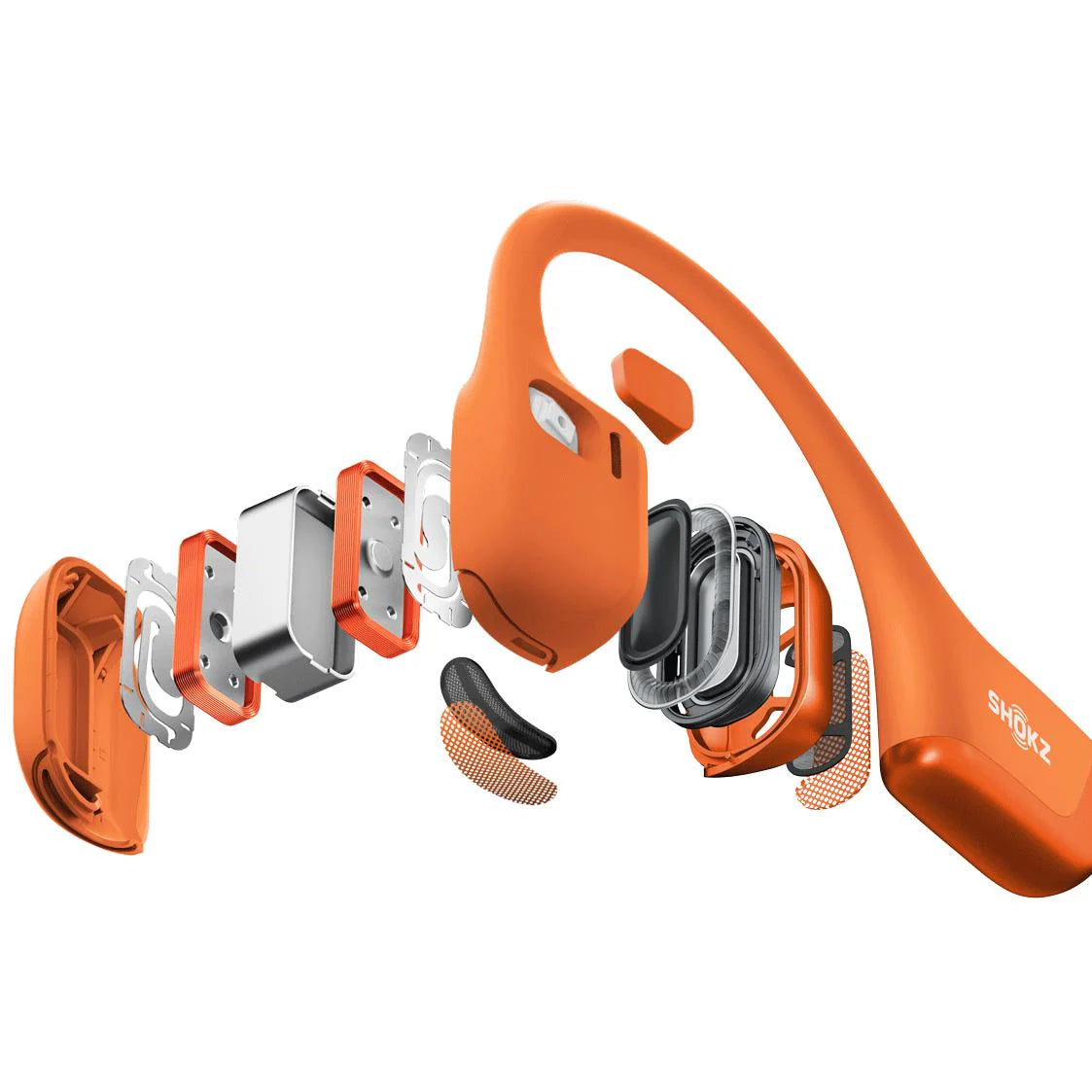 SHOKZ OpenRun Pro 2 Wireless Headphone (Black/Orange/Silver)