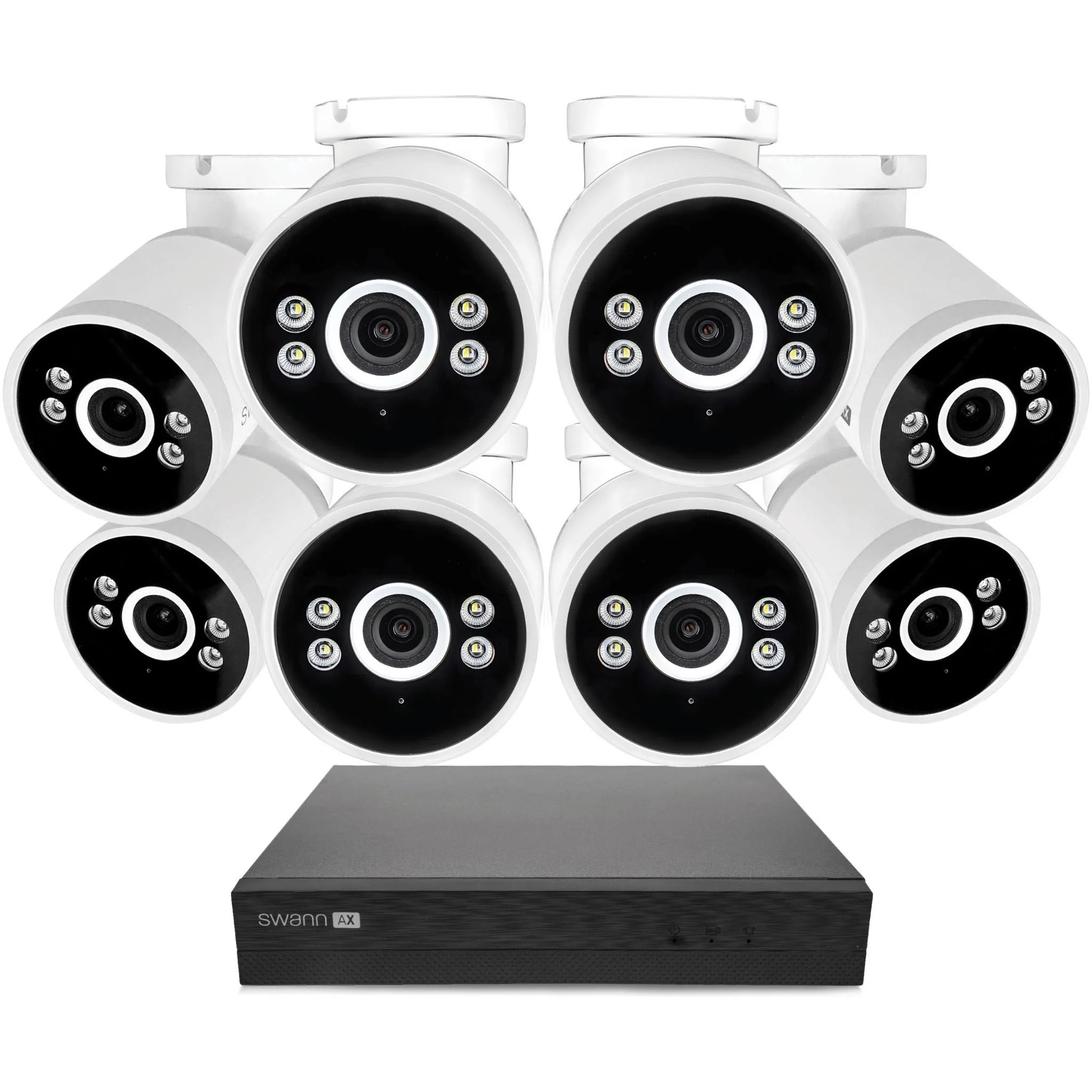 SWANN AdvancedX™ Wired NVR Security System (6/8 Camera Kit)