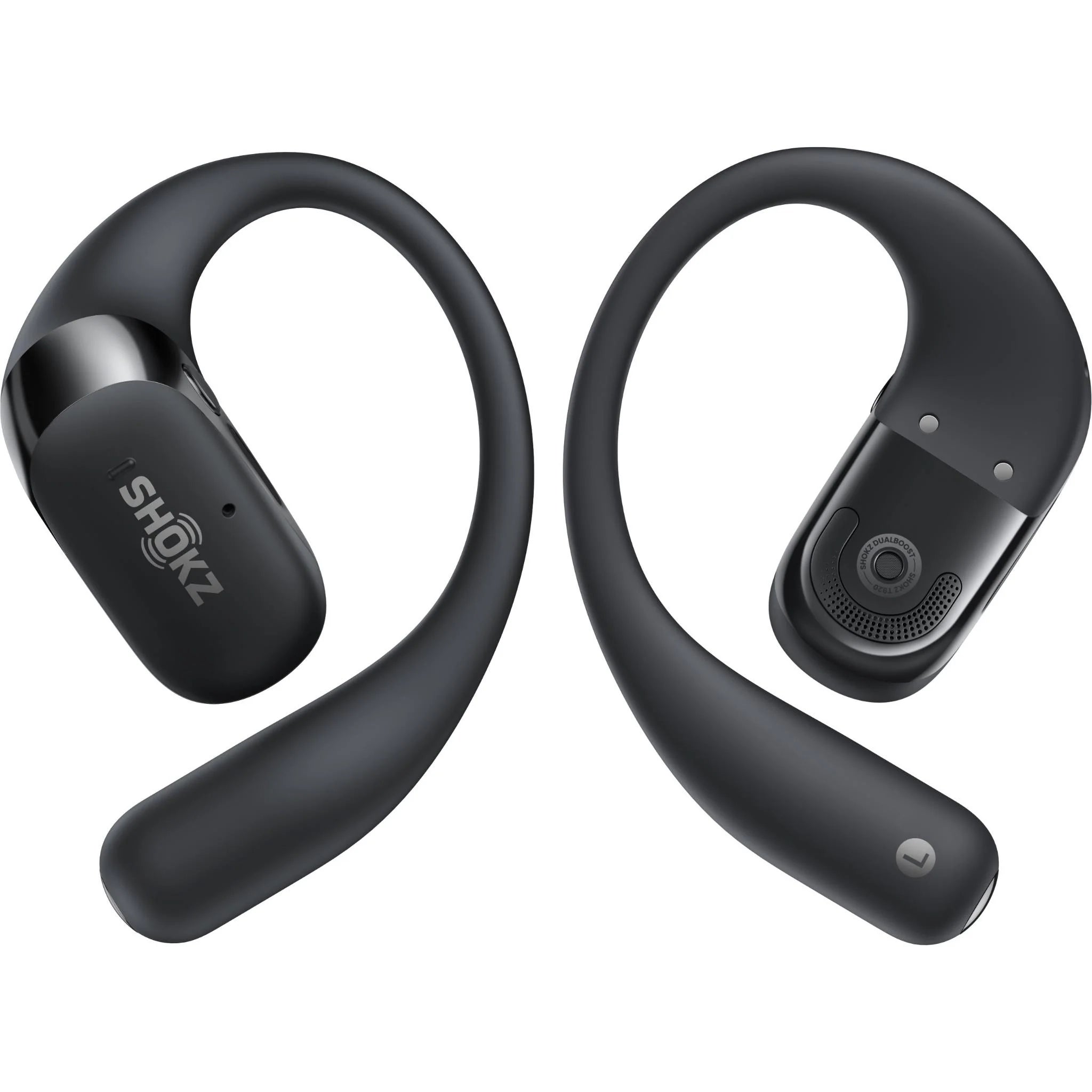 SHOKZ OpenFit 2+ Open-Ear True Wireless Earbuds (Black/Grey)