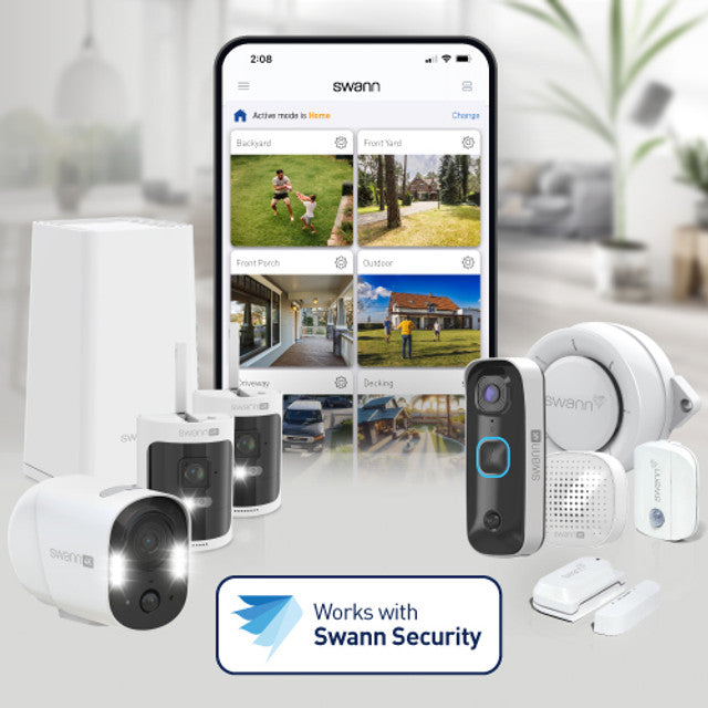 SWANN MaxRanger4K™ Solar 4 Camera with Long Range Wireless Security System