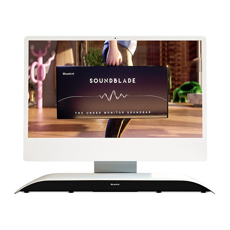 BLUEANT Soundblade 120-Watt 2.1 Channel Under Monitor Soundbar