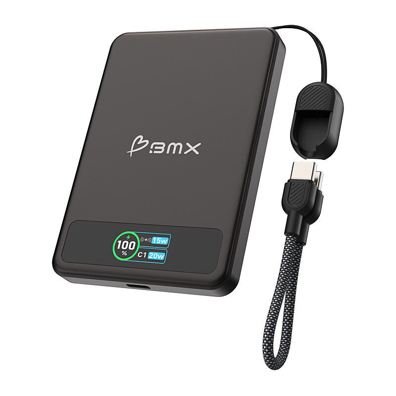 BMX SolidSafe 5K Solid-State Magnetic Power Bank BMX