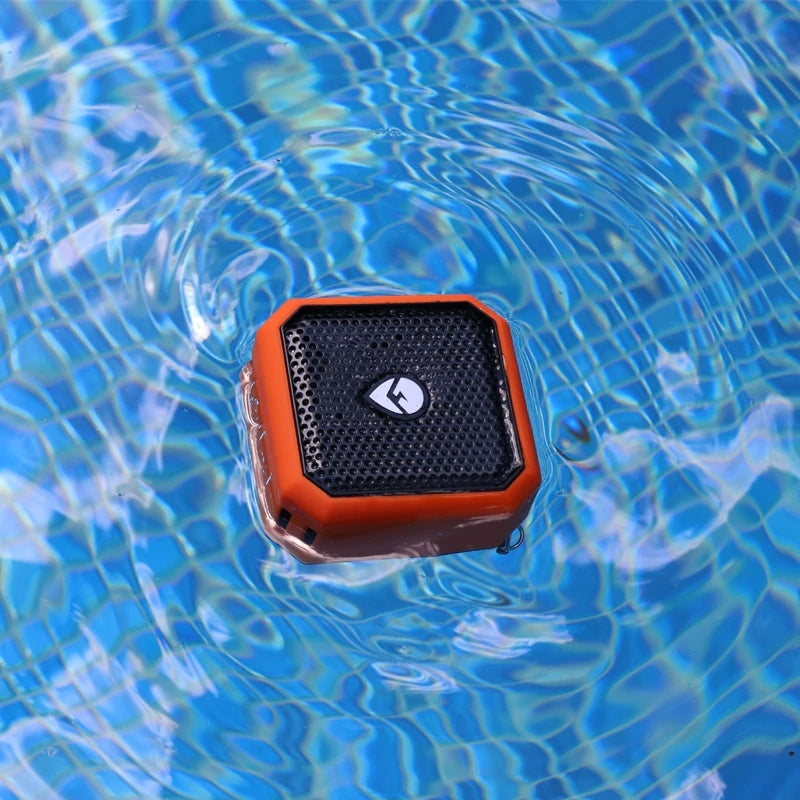 ECOXGEAR EcoPebble Lite 3-Watt Mini Waterproof Party Speaker (Orange/Mint/Black)
