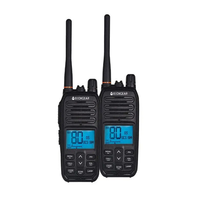 ECOXGEAR - ECOXTALK EXG500 5-Watt Long Range IP67 Handheld UHF Radio (17km) - (Single/Twin Pack) ECOXGEAR