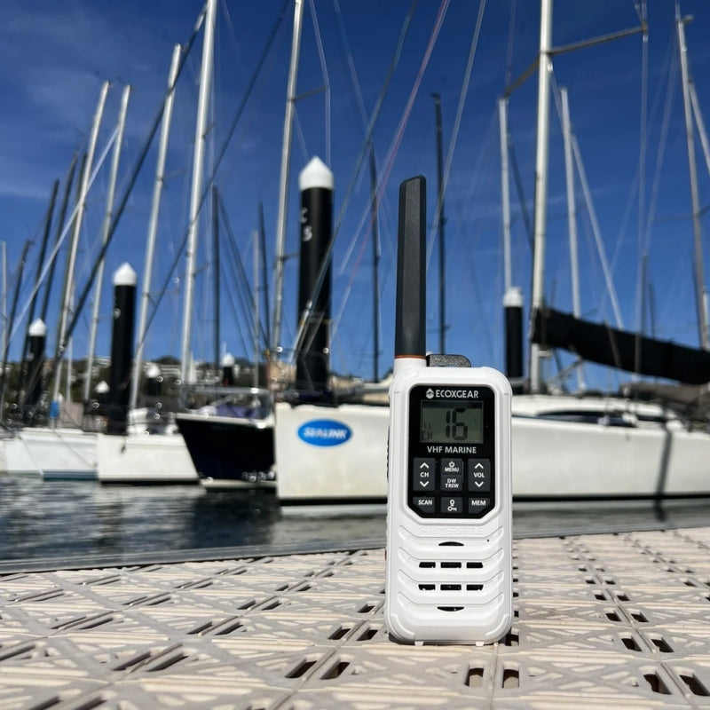 ECOXGEAR EXM300 3-Watt IP67 VHF Marine Handheld Radio