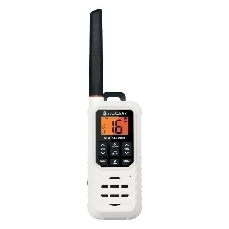 ECOXGEAR EXM300 3-Watt IP67 VHF Marine Handheld Radio