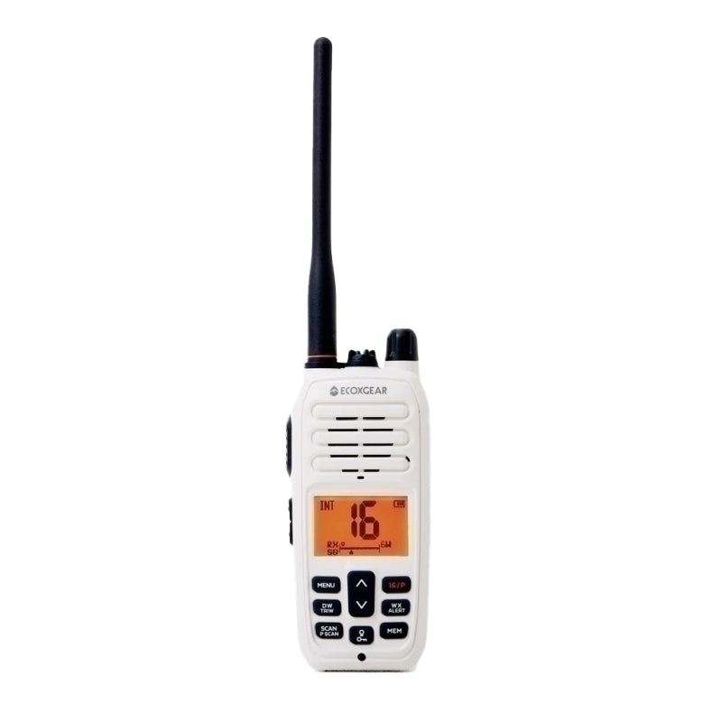 ECOXGEAR EXM300 6-Watt IP67 VHF Marine Long Range Handheld Radio