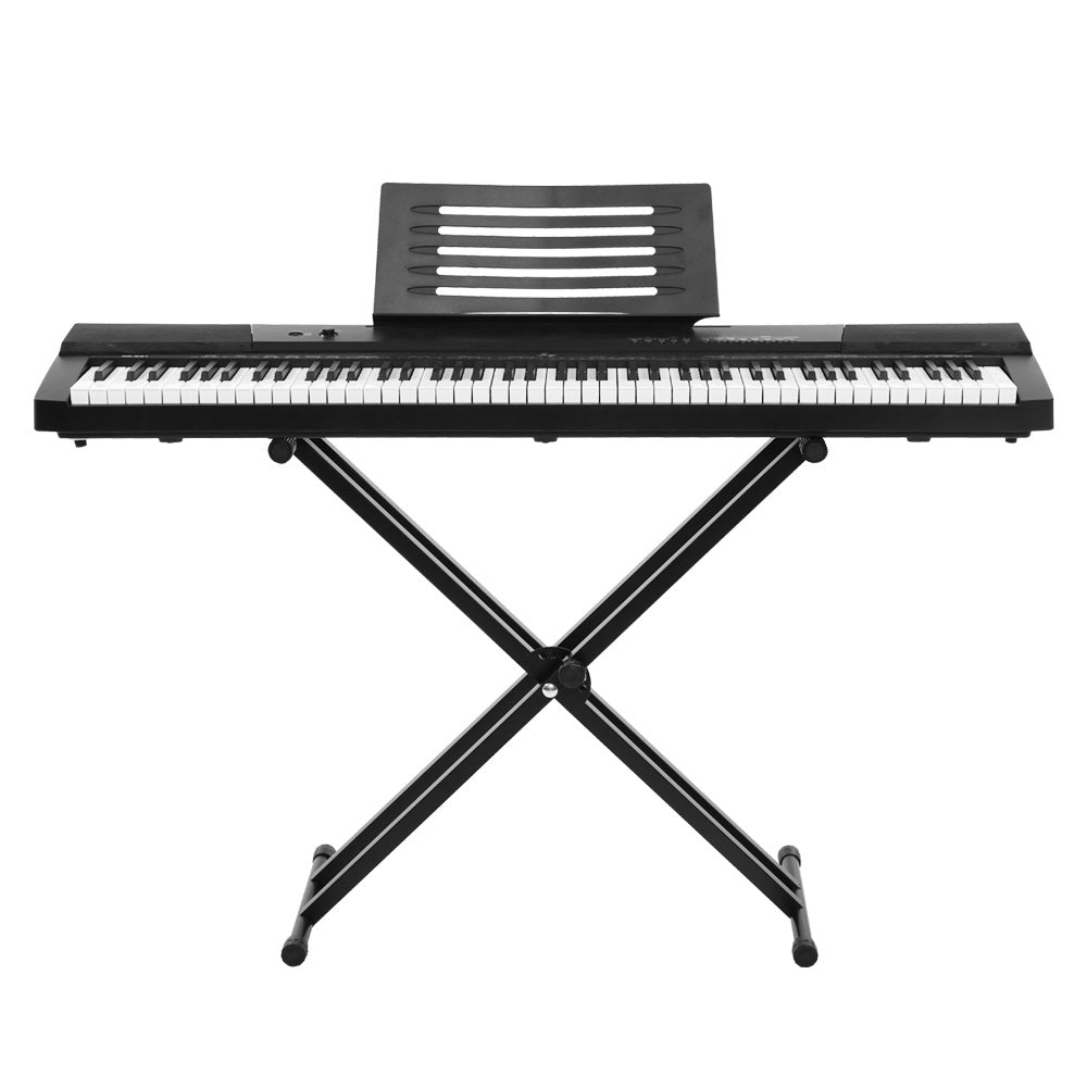 Alph Keyboard ALPHA 88 Keys Electronic Piano Keyboard Digital Electric w/ Stand Sust ...