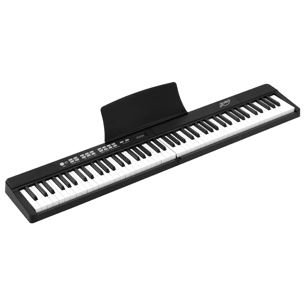 ALPHA 88 Keys Foldable Electronic Piano Keyboard Digital Electric w/ Carry Bag