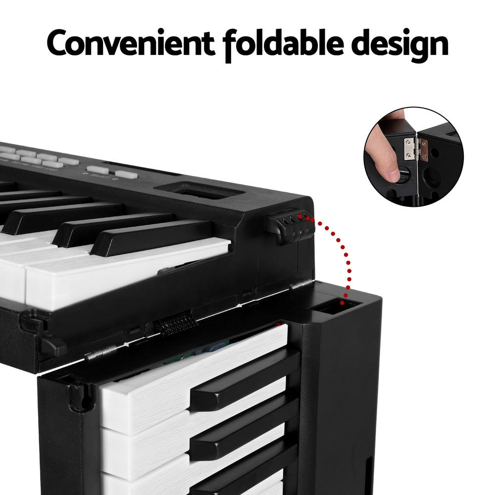ALPHA 88 Keys Foldable Electronic Piano Keyboard Digital Electric w/ Carry Bag