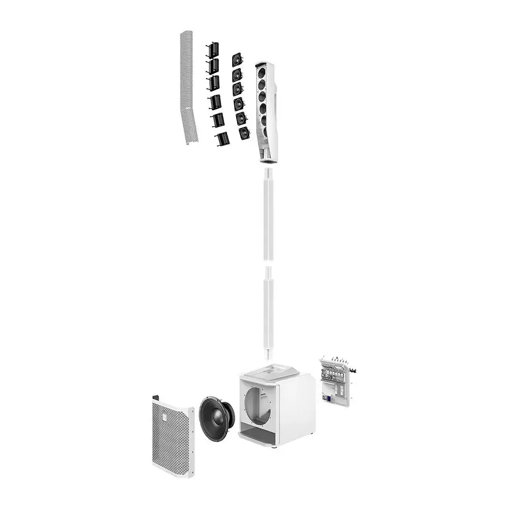 ELECTRO-VOICE EVOLVE 30M Loudspeaker Portable Column w/ QuickSmart DSP, 8-channel Mixer and Bluetooth (Black/White) Electro-Voice