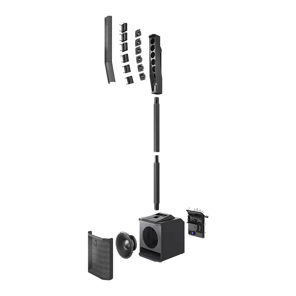 ELECTRO-VOICE EVOLVE 30M Loudspeaker Portable Column w/ QuickSmart DSP, 8-channel Mixer and Bluetooth (Black/White) Electro-Voice
