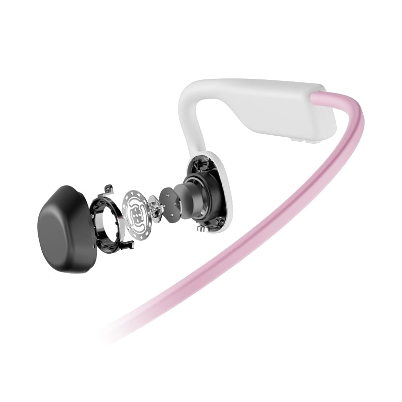 SHOKZ OpenMove Bone Conduction Sports Bluetooth Headphones (Grey/Blue/Pink/White)