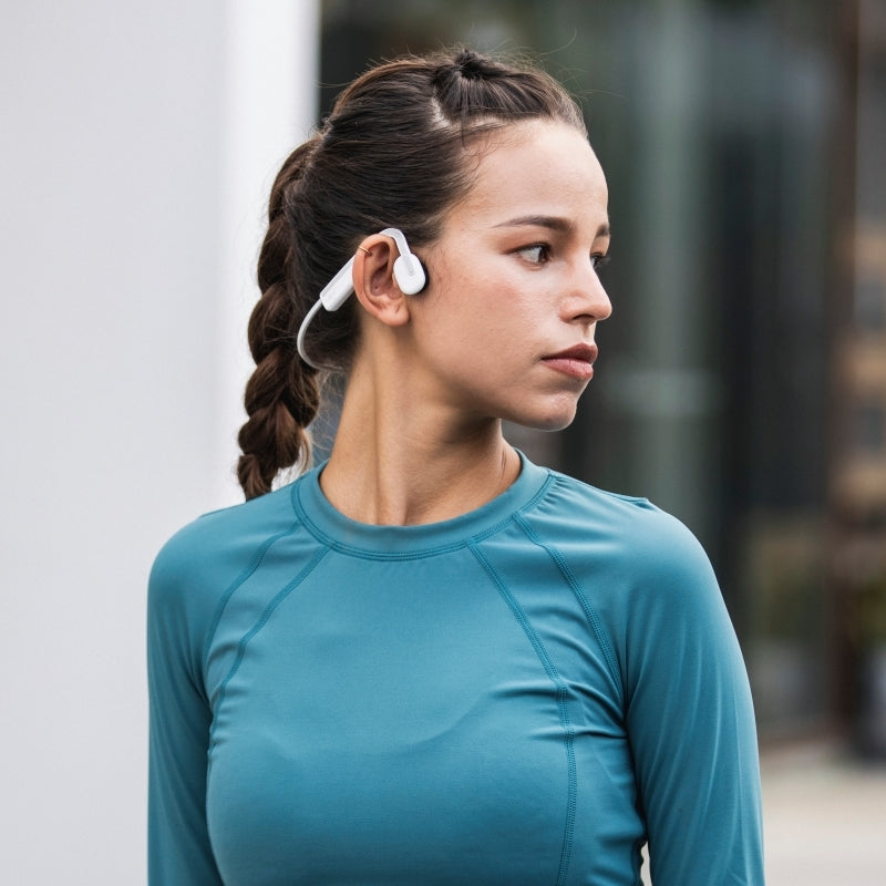 SHOKZ OpenMove Bone Conduction Sports Bluetooth Headphones (Grey/Blue/Pink/White)