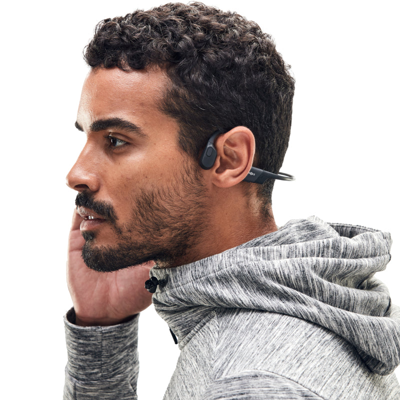 SHOKZ OpenRun Bone Conduction Sports Bluetooth Headphones (Black/Blue/Red/Grey)