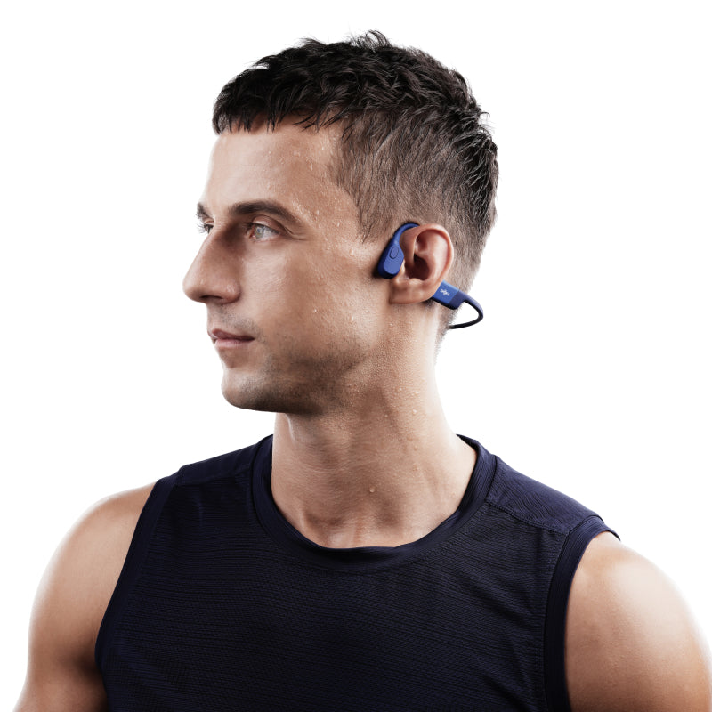SHOKZ OpenRun Bone Conduction Sports Bluetooth Headphones (Black/Blue/Red/Grey)