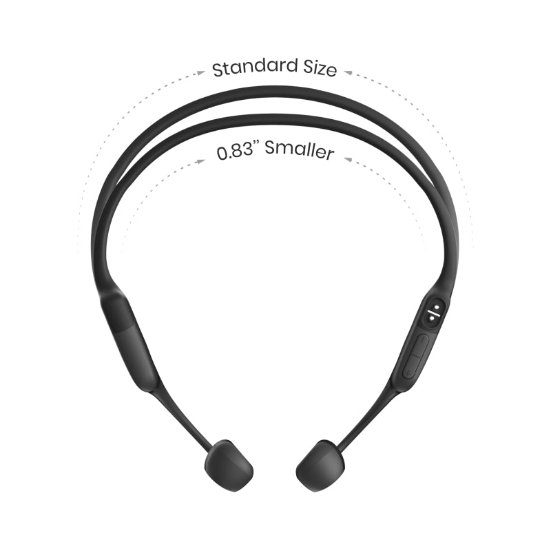 SHOKZ OpenRun MINI Bone Conduction Sports Bluetooth Headphones (Black/Blue)