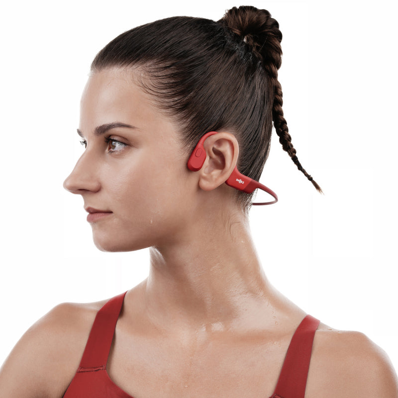 SHOKZ OpenRun Bone Conduction Sports Bluetooth Headphones (Black/Blue/Red/Grey)