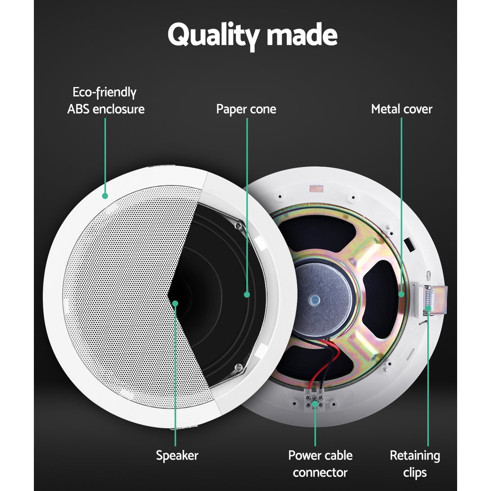 Giantz 6 Inch Ceiling Speakers