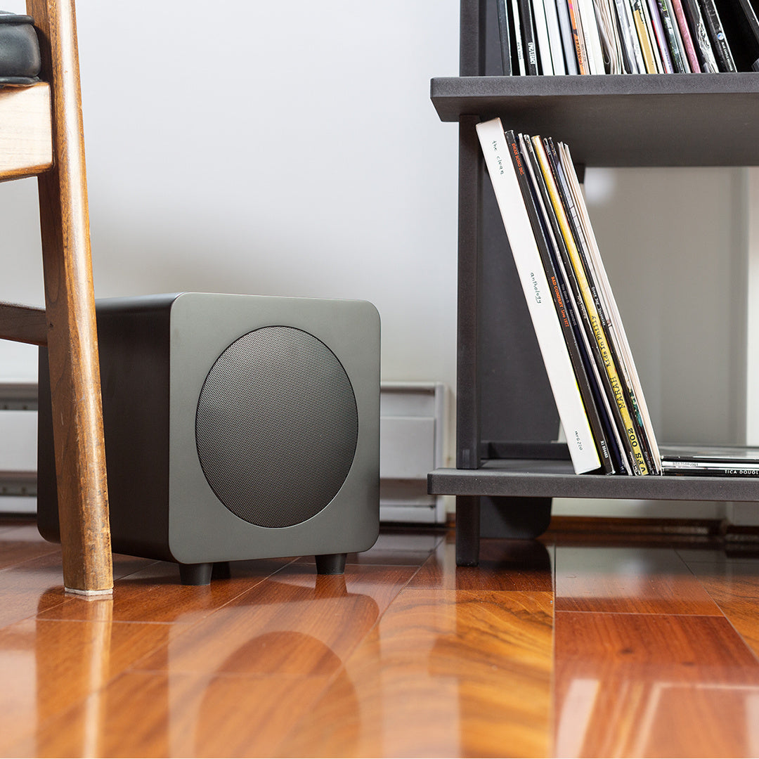 KANTO SUB8 300W 8-Inch Sealed Powered Subwoofer Kanto
