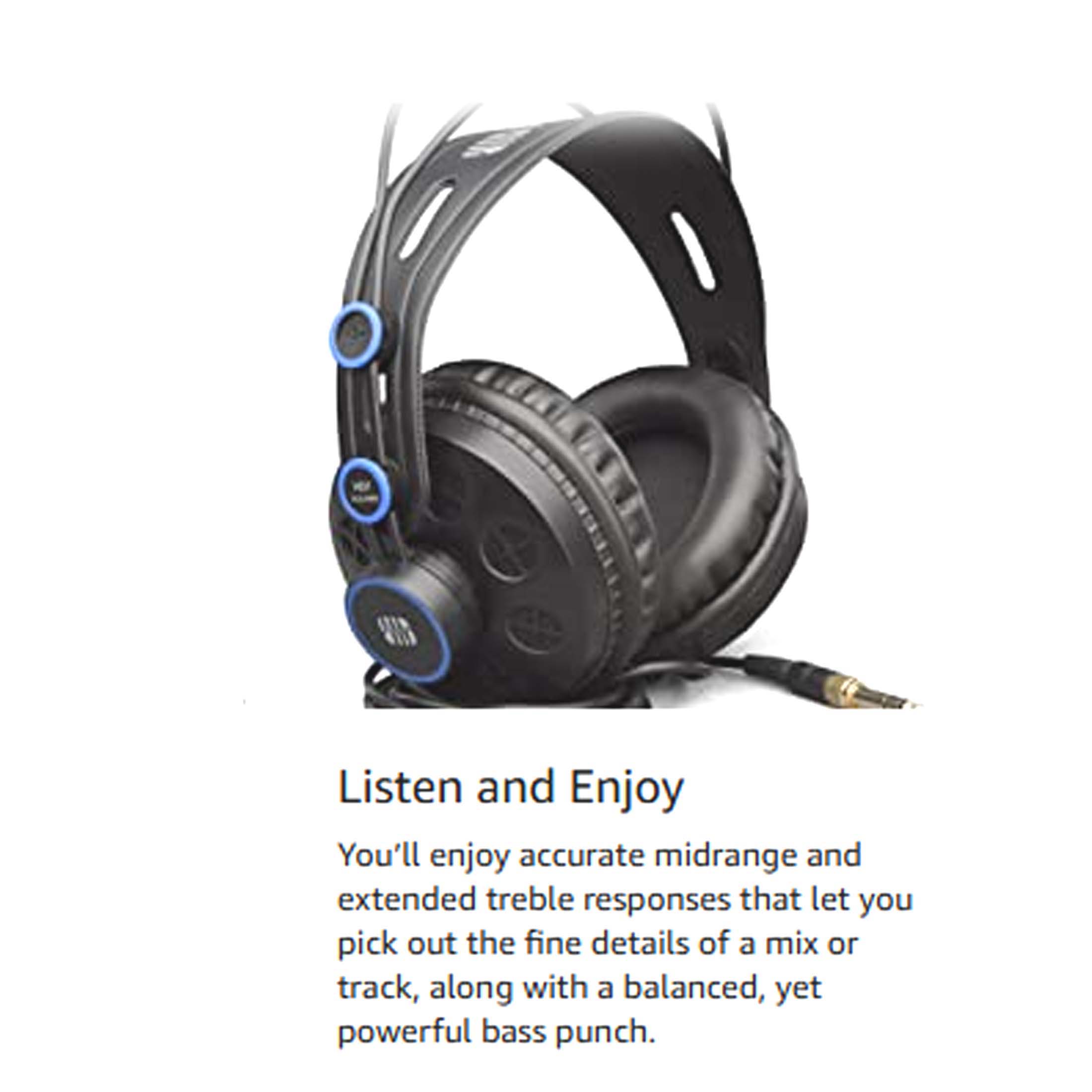 PRESONUS HD7 Monitor Studio Wired Headphones with Bonus Broadcast Pack