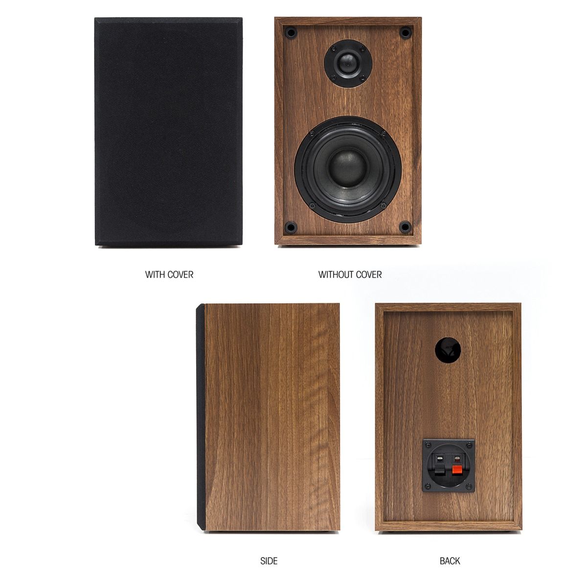 MBEAT Hi-Fi Turntable with Bookshelf Speakers