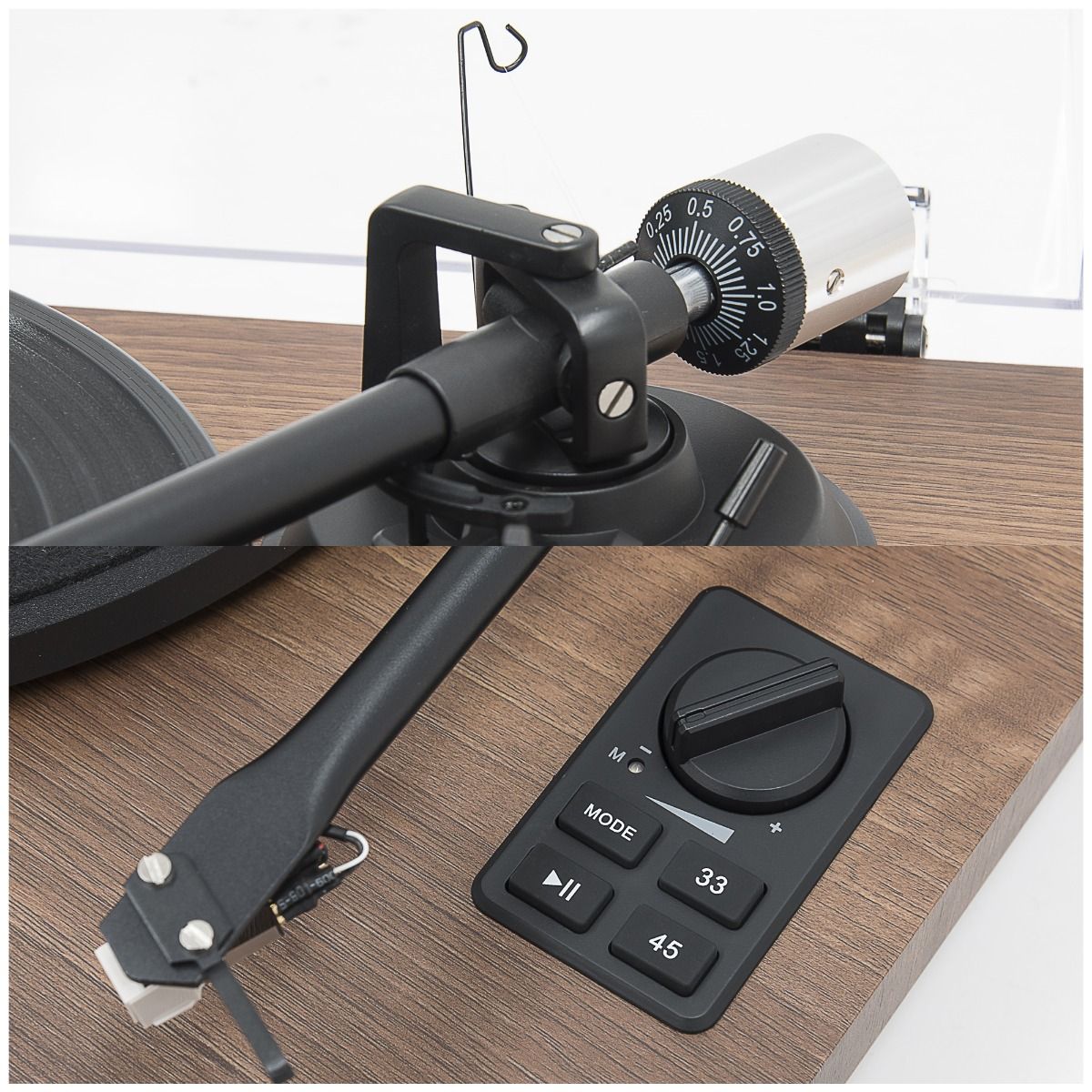 MBEAT Hi-Fi Turntable with Bookshelf Speakers