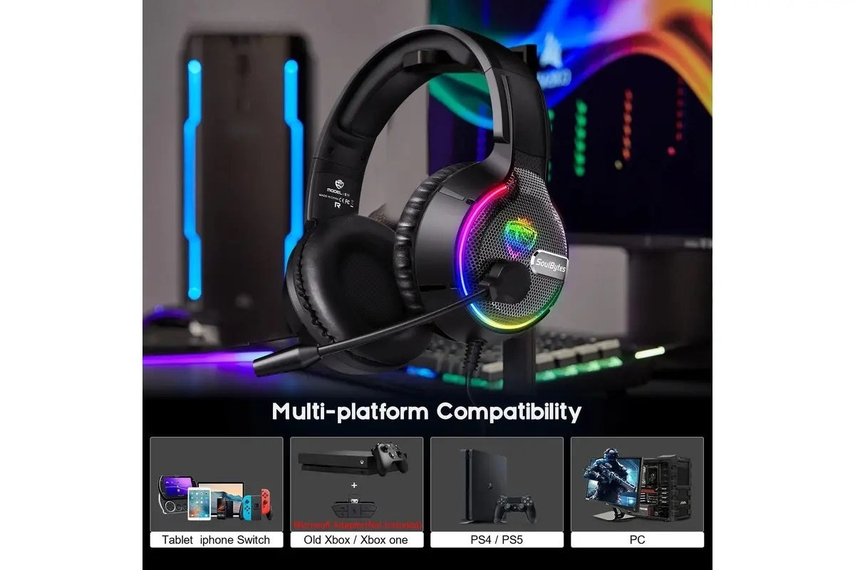 SOULBYTES S19 RGB Gaming Headphones