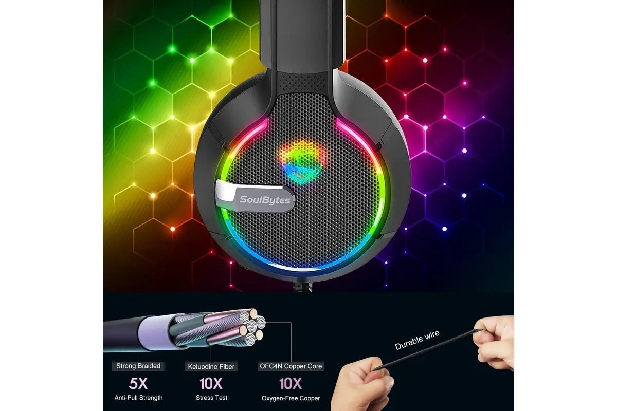 SOULBYTES S19 RGB Gaming Headphones