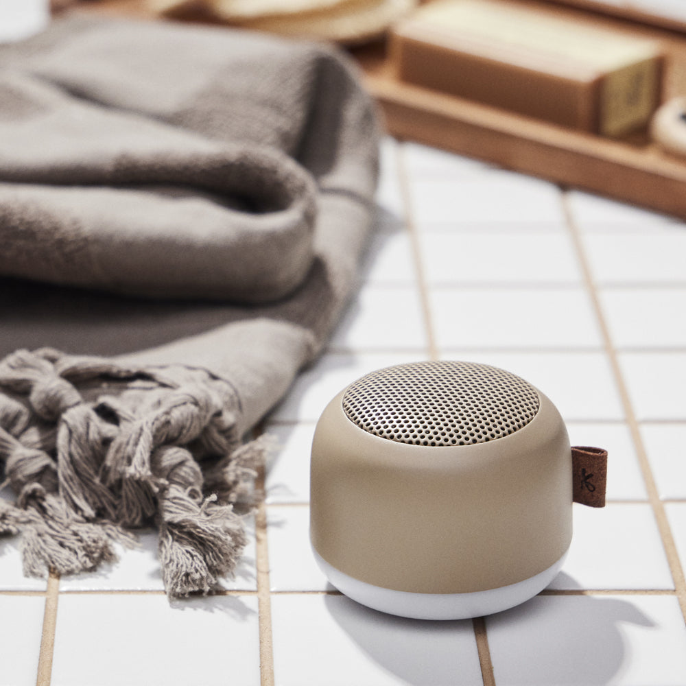 KREAFUNK Alight Bluetooth Speaker (Ivory Sand)