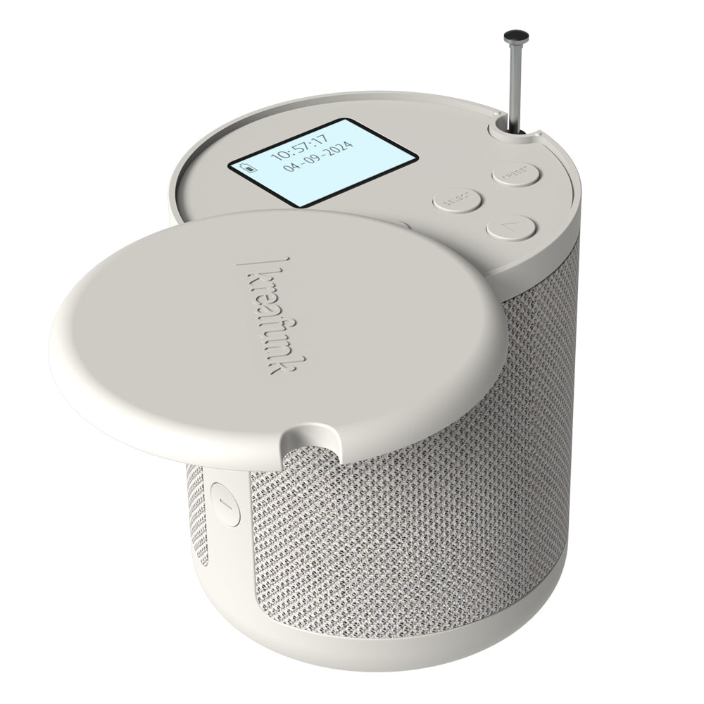 KREAFUNK Dabbie Dab + Fm Radio W/ Bluetooth (Soft White)