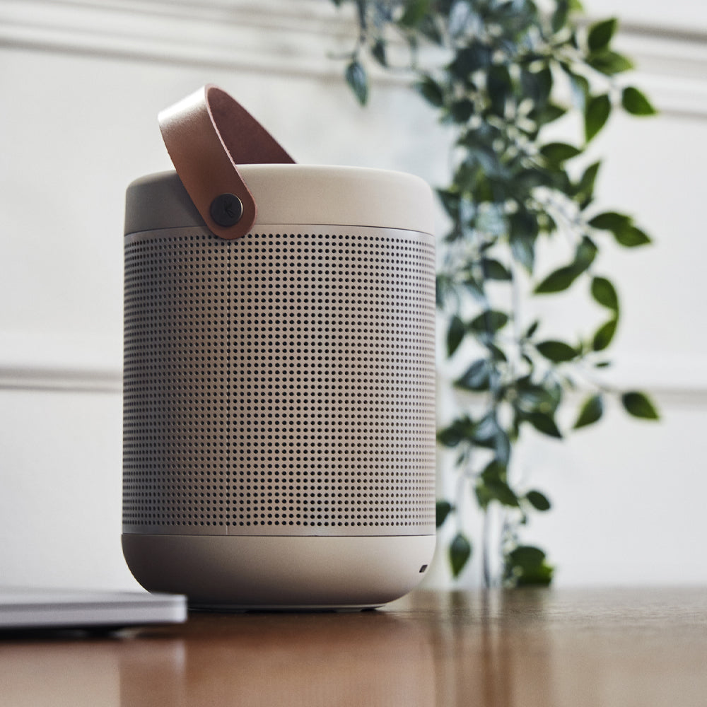 KREAFUNK Amajor 2 Bluetooth Speaker (Ivory Sand)