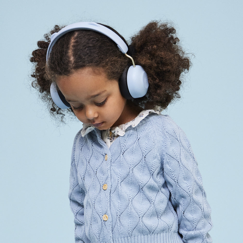 KREAFUNK Kids Buzz Junior Bluetooth Headphones (Cloudy Blue)