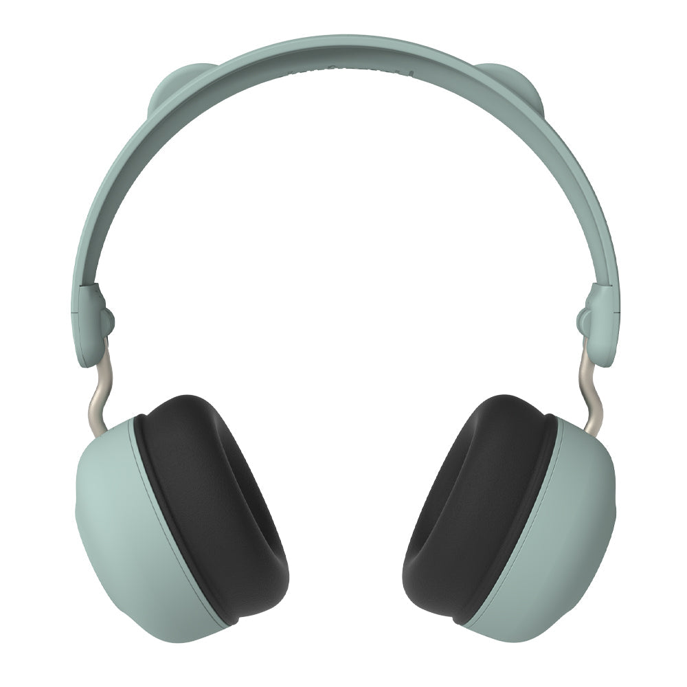 KREAFUNK Kids Buzz Junior Bluetooth Headphones (Dusty Green)
