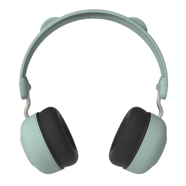 KREAFUNK Kids Buzz Junior Bluetooth Headphones (Dusty Green) Kreafunk