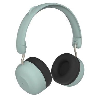 KREAFUNK Kids Buzz Junior Bluetooth Headphones (Dusty Green) Kreafunk